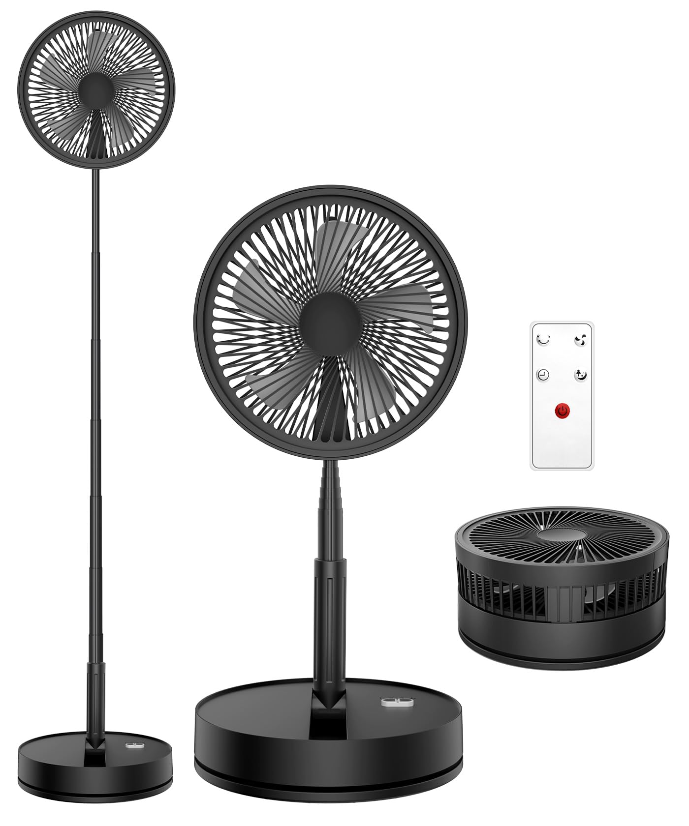 Amazon.com: LIPETY Portable Oscillating Travel Fan with Remote